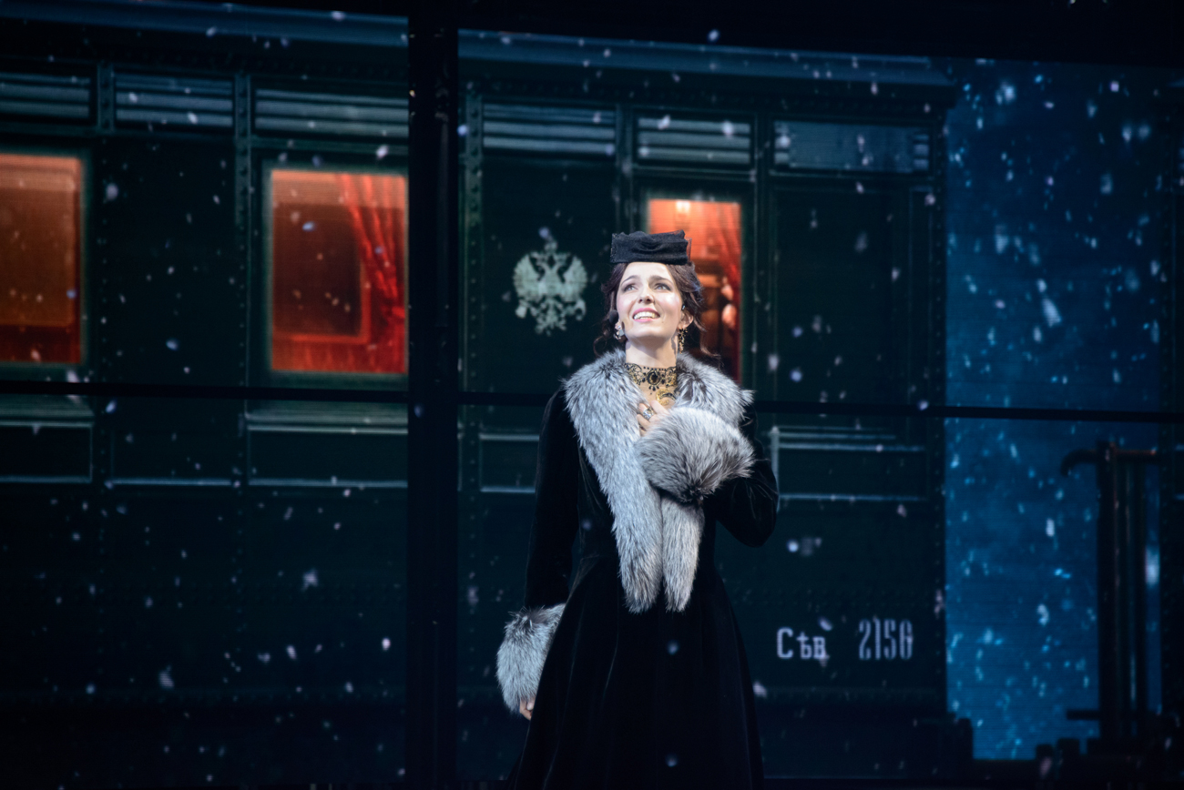 „Anna Karenina“ ist das dritte original russische Musical im Moskauer Operettentheater. Die Rolle von Karenina spielt hier Walerija Lanskaja.