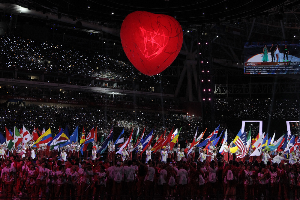 Organização da Universíada 2013 pode lançar Kazan como favorita à sede das Olimpíadas de 2024 Foto: Rossiyskaya Gazeta