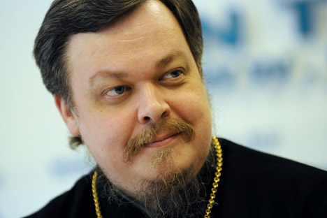 Archpriest Vsevolod Chaplin, Chairman of the Moscow Patriarchate's Department for Relations between the Church and Society: “We won’t be silent; we will be critical.” Source: RIA Novosti / Vladimir Vyatkin 