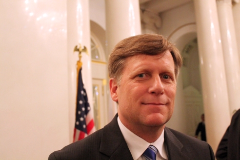 U.S. Ambassador in Russia Michael McFaul. Source: Russia Beyond the Headlines