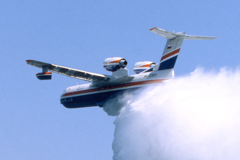The Be-200, a multipurpose amphibious aircraft made by Taganrog-based Beriev Aircraft Company. 