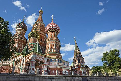 St. Basil's on Red Square, Moscow. All photo by William Brumfield 