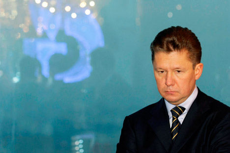 Gazprom now faces a fine equal to 10 percent of its annual revenue in the EU (roughly $6 billion) if it is found guilty. Pictured: Gazprom head Alexey Miller. Source: AP