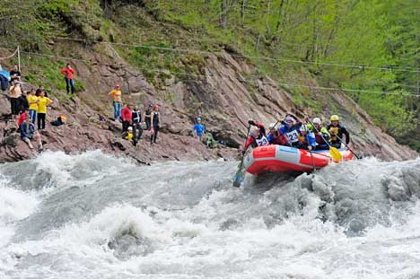 River ride: Adygea is one of Russia’s most important rafting areas. Trips start at two hours for beginners. Source: Press Photo.