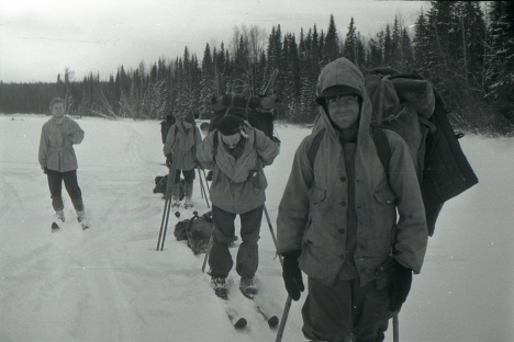 El grupo Diatlov en una de sus expediciones. Fuente: Archivo