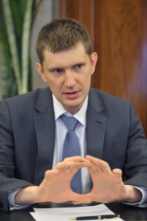 Diretor do Departamento de Política Econômica e Desenvolvimento Urbano do governo de Moscou, Maksim Rechétnikov. Foto: Kommersant