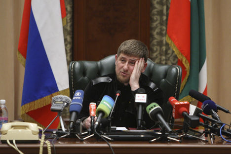 Kadirov demitiu treinador do Terek porque "ele não respeitava as tradições locais" Foto: Reuters