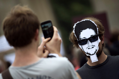 Russische Unternehmen wollen sich Rechte am Gesicht des ehemaligen NSA-Agenten Edward Snowden sichern. Foto: Reuters