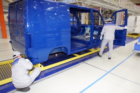 Production of dual-purpose vehicles of FIAT brand in the territory of special economic zone Alabuga. Source: ITAR-TASS/Vitaly Belousov