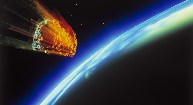 Russian experts believe that nuclear charges should be used to destroy dangerous asteroids. Source: Alamy / Legion Media