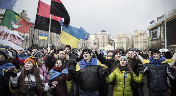 Moskau hält an Kooperationen mit Kiew fest, auch wenn ein EU-Ukraine-Abkommen unterzeichnet wird. Foto: AFP/East News