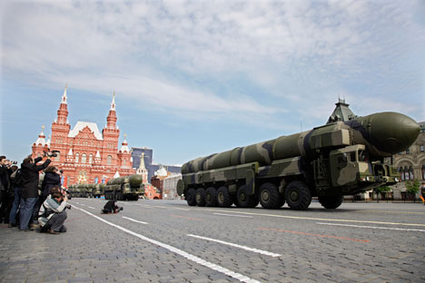 The Topol missile system is the foundation of the force of the Strategic Missile Troops. Source: ITAR-TASS