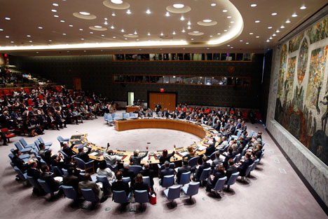 Six members of the Security Council, including the UK, the United States and France, rejected the Russian draft resolution.
