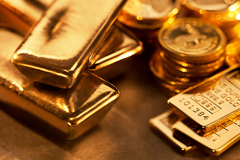 Barras de ouro pesavam cerca de 8 kg e foram avaliadas em mais de US$ 170 mil Foto: Getty Images/Fotobank