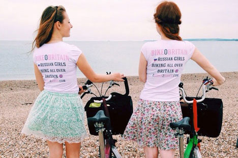 Girls in Portsmouth. Source: Yulia and Tasha / 2gilrs2bikes