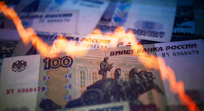 Decision sends Russia's flagging currency into freefall against dollar and euro. Source: Reuters