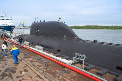 Kapal selam pertama kelas Severodvinsk telah dikirim Angkatan Laut Rusia pada 17 Juni 2014.