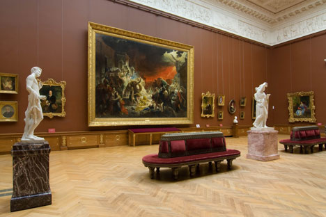 Interior do Museu Estatal Russo, em São Petersburgo