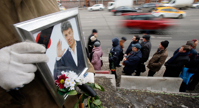 Opposition campaigner, ex-deputy prime minister Boris Nemtsov was killed in central Moscow early on February 28. Source: Reuters