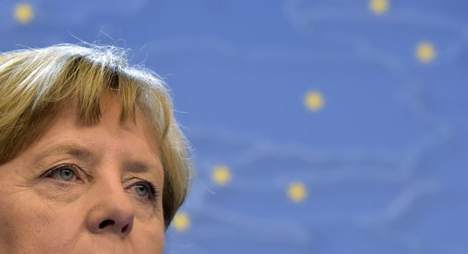 German Chancellor Angela Merkel explained that the sanctions introduced over the takeover of Crimea can be lifted only after “the annexation of the peninsula has been reversed.” Source: Reuters