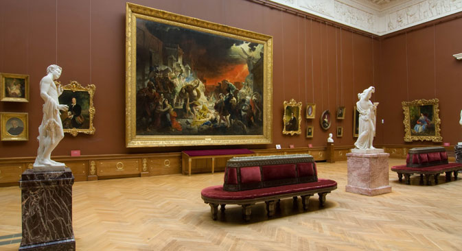 Inside the Russian Museum in St. Petersburg. Source: Press photo