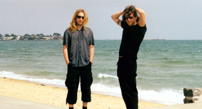 Shura (left) and Leva (right) returned to Russia in 1999, after spending a decade in Israel and Australia. Despite their absence, they became one of Russia's biggest rock bands. Source: Vadim Belakhov