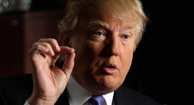 Will American billionaire Donald Trump be the next U.S. president? Source: AP