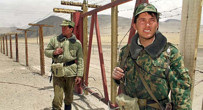 Border guards on the China-Kazakhstan border. Source: Sergei Zhukov/TASS