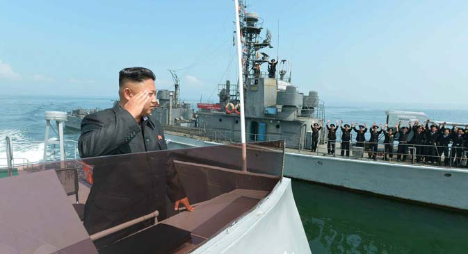 Kim Jong-un. Source: EPA