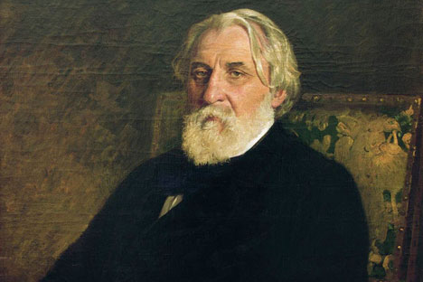 Ivan Turgenev, portrait by Ilya Repin, 1874