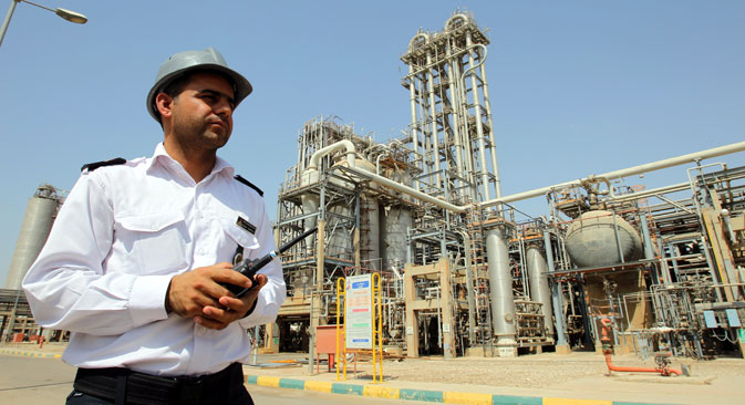 The Mahshahr petrochemical complex in Khuzestan province south western Iran. Source: EPA