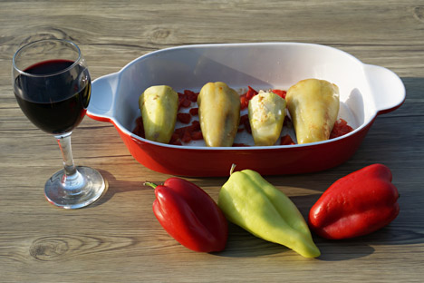 Stuffed peppers. Source: Anna Kharzeeva