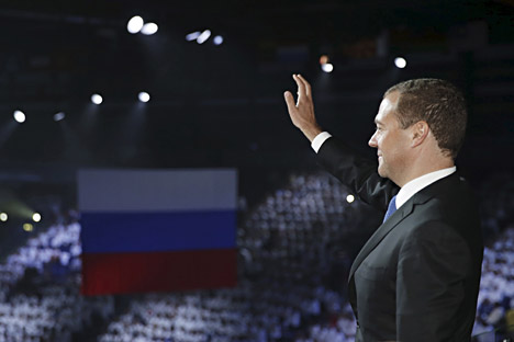 Russian Prime Minister Dmitry Medvedev. Source: Reuters