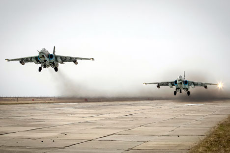 The Hmeimim airbase in Syria.