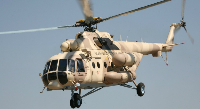 The Mi-8/17 helicopter. Source: Russianhelicopters.aero/en/
