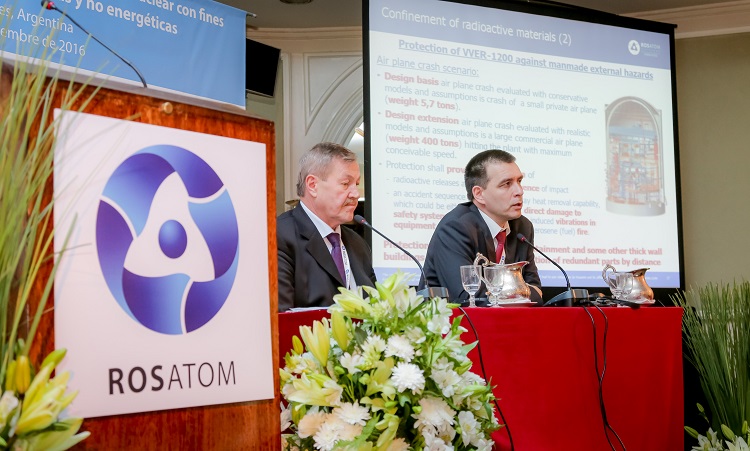 Momento del seminario de Rosatom celebrado en Argentina
