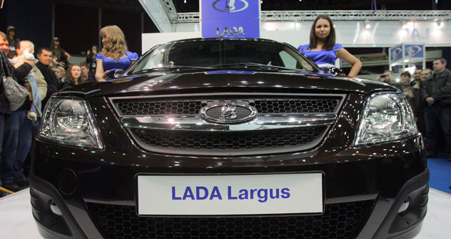 Presentación del último modelo de Lada. Fuente: RIA Novosti