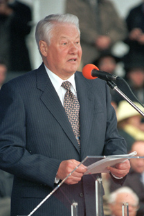 Borís Yeltsin, primer presidente de Rusia tras la Guerra Fria.  Fuente: Itar Tass.