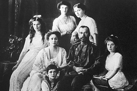 El zar Nicolás II y su familia. Fuente: Itar Tass.