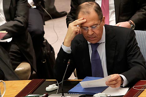 Serguéi Lavrov, ministro de Asuntos Exteriores. Fuente: AP