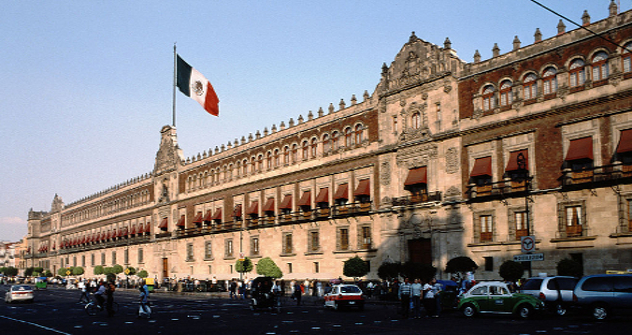 El palacio presidencial de México. Fuente: Flickr