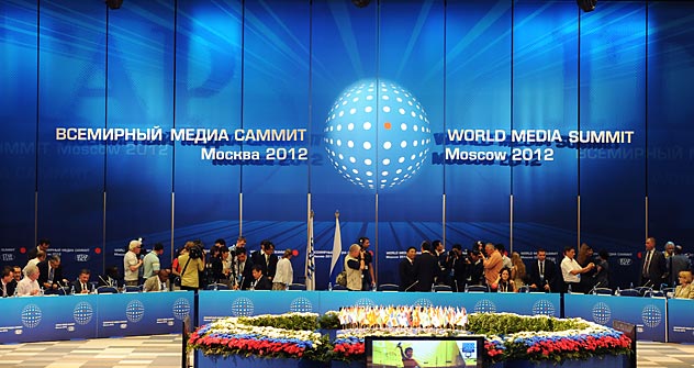 Cumbre Mundial de Medios de Comunicación celebrada en Moscú. Fuente: Itar Tass.