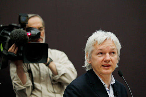 El australiano Julian Assange, de 41 años, solicitó asilo a mediados de junio en la embajada de Ecuador en Londres. Fuente: AP.