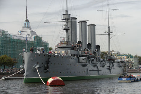 El crucero Aurora. Fuente: Wikipedia / Vargher