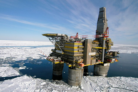 La exploración de yacimientos es la princiapl actividad que diversas empresas globales llevan a cabo en el Ártico. Fuente: Servicio de prensa.