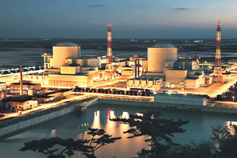 La central nuclear de Tianwan (China) está considerada una de las más seguras del mundo. Fuente: Servicio de prensa.