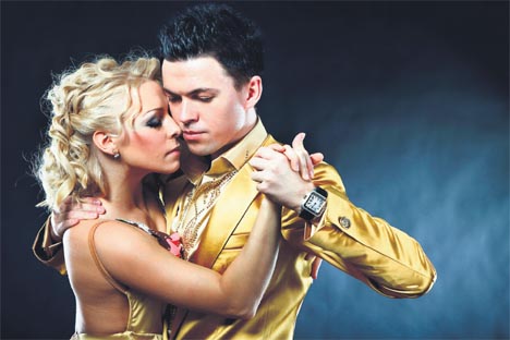 los rusos son los mejores bailarines de tango en el mundo. Fuente: Archivo personal.