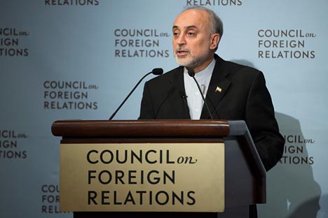 El Ministro de Asuntos Exteriores iraní Ali Akbar Salehi. Fuente: AP.