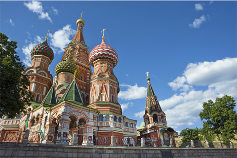 El templo situado en la Plaza Roja es uno de los símbolos más famosos de Rusia. Fuente: William Brumfield.