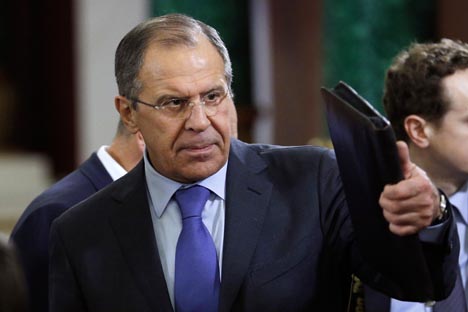 Lavrov tem esperança nas negociações futuras com os EUA, embora admita cautela Foto: AP